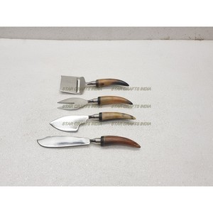 Cubiertos de acero inoxidable Juego de cubiertos Mango de resina plateada Cuchara Diseñador Lujo Buen diseño 100 Juegos Metal Espacio navideño - Product Image 5