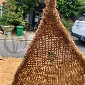 Noix de coco coco parasol voile écologique extérieur patio jardin ombre protection UV auvent fournisseur en gros Vietnam - Product Image 4