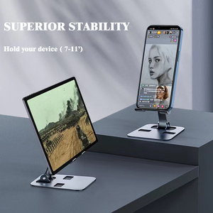 Yicosun dudukan ponsel Mini portabel, dudukan telepon meja lipat Tablet untuk ponsel iPad - Product Image 5