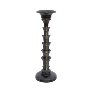 Elegant Traditional Wooden Candle Holder Stand for Restaurant , Hotel and Living Room <b>Table</b> Centerpiece - Product Image 5