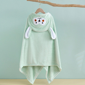 Serviette <span class=keywords><strong>de</strong></span> <span class=keywords><strong>Bain</strong></span> Enfant Personnalisée à Capuche Motif Mouton Séchage Rapide Écologique Jetable en Polyester Tissé Couleur Unie pour Salle <span class=keywords><strong>de</strong></span> <span class=keywords><strong>Bain</strong></span> - Product Image 4