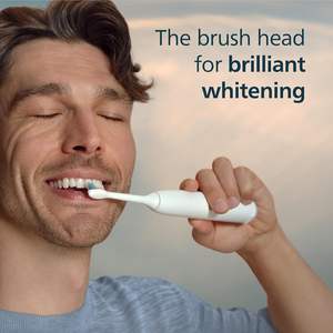 Têtes de brosse à dents électriques de rechange authentiques Philips Sonicare W DiamondClean, blanches, lot de 2, HX6062/77 - Product Image 5