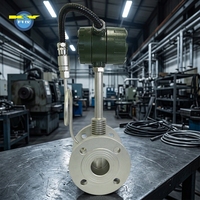 Medidor de Flujo Vortex Tipo Hot Tap para Tuberías Grandes DN200-DN2000, Flujo de Vapor y Gas, Retrofit, Fácil Instalación, Compensación de Temperatura