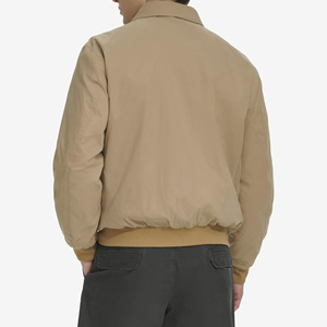 Veste Bomber en Coton Doublée en Polaire pour Hommes Grande Taille Vente en Gros Vêtement d'Extérieur Noir pour Hommes Coupe Ajustée Manteaux d'Hiver - Product Image 2