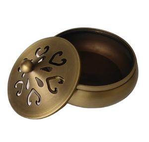 Quemador de incienso de latón antiguo, pantalla central, venta al por mayor, difusor de Aroma de incensario, quemador de incienso de nuevo estilo - Product Image 1