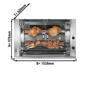 Asador de Cordero y Lechón a la Brasa - 20kW - con 2 Brochetas - Product Image 2