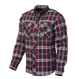 เสื้อเชิ้ตผ้าสักหลาดสำหรับนักขี่มอเตอร์ไซค์แบบสั่งทำพิเศษสำหรับผู้ชาย รุ่นใหม่ ผลิตตามแบบ OEM ป้องกันการกระแทก ระบายอากาศได้ดี ราคาสมเหตุสมผล - Product Image 1