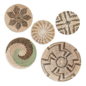 Natural sea grass wall hanging arts indoor room <b>decoration</b> <b>items</b> wholesale seagrass wall-mounted art - Product Image 4