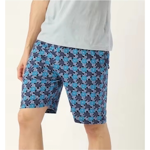 Shorts pour hommes à taille haute élastique, style streetwear, logo personnalisé imprimé, 100% polyester, imperméables, respirants, shorts de sport, meilleur prix - Product Image 5