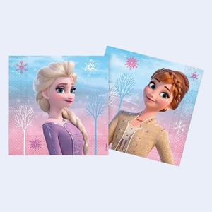 Servilletas de Fiesta Frozen 33X33Cm 20 Piezas por Bolsa para Decoración de Mesa de Cumpleaños - Product Image 1