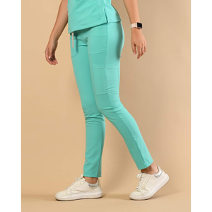 Pantalones holgados personalizados para mujer, pantalones informales de pierna ancha de talla grande, pantalones pitillo elegantes transpirables de cintura media para invierno - Product Image 1