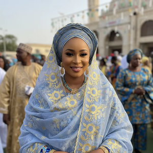 2025 New Design Lightweight Cotton Woven Lace Floral Embroidery Rhinestones Breathable Long Big <b>Shawls</b> <b>Women</b> Daily Use Summer - Product Image 2