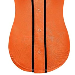 Fabricant en gros de tissus 100% polyester, maillot de soutien pour le softball à manches courtes, logo personnalisé OEM - Product Image 3