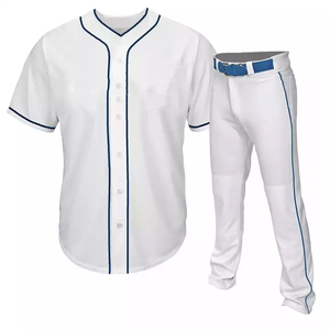 Uniforme de Béisbol Deportivo al por Mayor de Alta Calidad, 100% Poliéster, Antibacteriano, Absorbente de Humedad, Secado Rápido, Personalizado para Equipos de Béisbol - Product Image 2