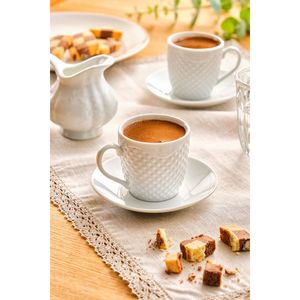 Kuzguncuk ชุดถ้วยกาแฟ6คน90มล.