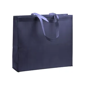 Borse Shopper Promozionali Eco-Friendly in R-PET con Soffietto per Gadget Ecosostenibili - Product Image 5