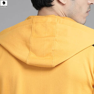 Hot Sale New Arrival Men's Casual Pullover Hoodies High Quality 100% Cotton Unique Embossed Breathable <b>Hooded</b> Collar <b>Winter</b> <b>Coat</b> - Product Image 5