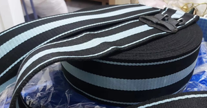 Ceinture tactique légère et flexible pour homme, en polyester, boucle à ardillon haute résistance, largeur 5 cm, tissu élastique tissé, protection de la hanche - Product Image 4