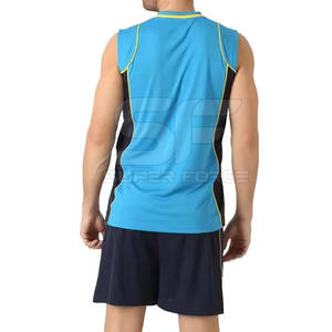Uniforme de voleibol de malla transpirable con absorción de humedad y tela de rendimiento de secado rápido Conjunto de uniforme de voleibol hecho a medida - Product Image 6