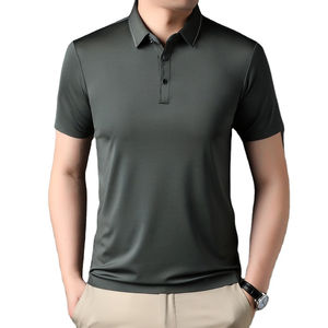 OEM personalizado de los hombres de golf para Polo de alta calidad de secado rápido de lona transpirable diseño de impresión completa patrón sólido al por mayor - Product Image 1