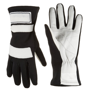 Gants de course automobile et de karting en cuir texturé, durables, ignifuges, fabriqués en usine, sur mesure - Product Image 3