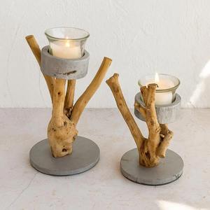 Porte-bougie en bois de style arbre pour la décoration de la maison, l'affichage dans le salon, la chambre à coucher, sur la table et comme cadeau parfait, accent provenant d'Inde - Product Image 6