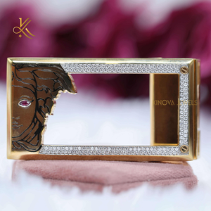 Hebilla de Cinturón Artesanal de Plata de Ley 925, Accesorio de Moda de Estilo Occidental de Lujo, Diseño Elegante y Atemporal para Hombres y Mujeres - Product Image 5