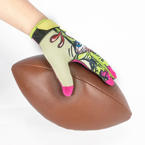 Gants de style moderne à prix raisonnable Gants de football américain imprimés avec logo personnalisé Vente en gros Meilleurs gants gaéliques - Product Image 5