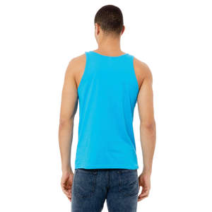 Ensemble de vente au détail 100% Airlume en coton peigné et essoré à anneau 32 simple 4.2 oz bleu néon, maillot unisexe - Product Image 3