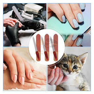 Lima de uñas de metal Premium Punta puntiaguda Uñas naturales Lima de uñas de doble cara de acero inoxidable de 5 pulgadas Manicura - Product Image 6