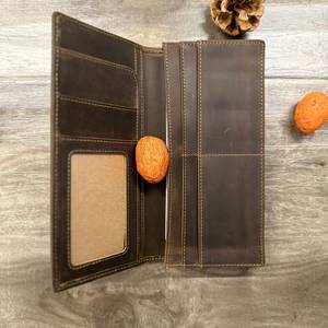 Travel Passport <b>Holder</b> Genuine Leather <b>Wallet</b> Blocking Slim <b>Wallets</b> and <b>Card</b> <b>Holders</b> for Women LWM-0038 - Product Image 2