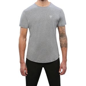 Prix de gros, t-shirts pour hommes avec logo personnalisé imprimé, confortables, séchage rapide, respirants, en stock - Product Image 3