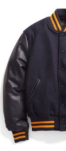 New High Quality Stylish Fashion Men's Winter Waterproof <b>Fleece</b> Varsity <b>Jacket</b> with Customizable Design - Product Image 2