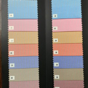 ผ้าเชิ้ตโพลีคอตตอนคุณภาพดีที่สุด ขนาด 58 นิ้ว ลายตารางหมากรุกสำหรับองค์กร |   ผู้จัดจำหน่ายผ้าสำหรับเสื้อผ้าจากอินเดีย - Product Image 1