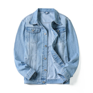 Streetwear vintage personnalisable Veste en jean courte pour homme Manteau en denim déchiré clouté Autre tissu Service OEM disponible - Product Image 1