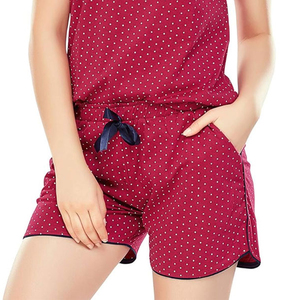 Conjunto Deportivo de Verano para Mujer, Dos Piezas, Algodón, Transpirable, Impermeable, Camiseta y Pantalones Cortos - Product Image 4