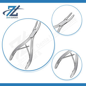 Kleinert Kutz Bone Rongeur Courbé 140mm Largeur 2mm Instruments Chirurgicaux Manuels en Acier Inoxydable Fabricant Pakistan Certifié CE - Product Image 4