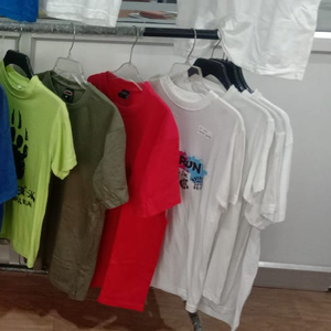 Promoción regalo verano algodón economía calidad camisetas en blanco impresión personalizada cuello redondo Camiseta para hombres mujeres y niños tamaño - Product Image 1