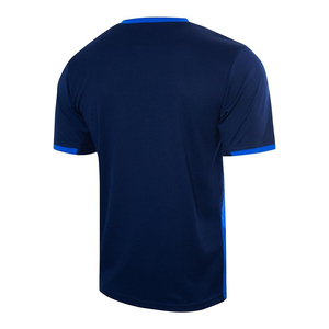 Index Apparel Men's Sublimated Soccer Jersey Crew Neck Short Sleeve Blue Gradient Moisture Wicking <b>Athletic</b> Fit - Product Image 2