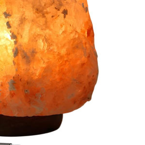 Sel de l'Himalaya sculpté à la main lampes Usb Base en bois décoration de chambre lampes à sel Base en bois naturel lampe de décoration de chambre - Product Image 4