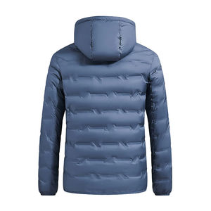 OEM personalizado de alta calidad de los hombres largos con capucha Puffer chaqueta para invierno al aire libre nuevo abrigo de lona con cuello alto abrigo de las señoras - Product Image 1