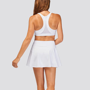 กระโปรงเทนนิสเอวสูงแบบปรับแต่งได้สำหรับเด็กผู้หญิงกระโปรงตาข่ายแบบแอคทีฟป้องกันรังสียูวีแห้งเร็วเป็นมิตรกับสิ่งแวดล้อม - Product Image 5