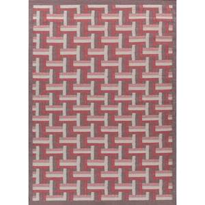 Checkers Pink Purple Flat Weave Wool <b>Rugs</b> ADWL-13225 Geometric <b>Boho</b> Style for Teenagers Plush Rectangle Hallway Living for Home - Product Image 1
