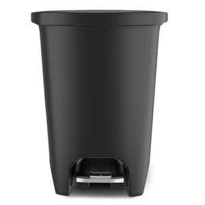 Glad Premium 13 Gallon Trash Can - <b>Plastic</b> Kitchen Waste <b>Bin</b> with Odor Protection of <b>Lid</b>, Stainless Steel Step On Foot Pedal - Product Image 5