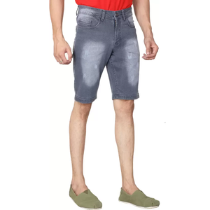 Proveedor de Bangladesh Pantalones cortos de talla grande Diseño personalizado Elegante Casual Cómodo Verano Jeans lavados Pantalones cortos Pantalones para hombres - Product Image 6