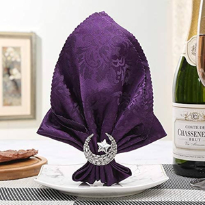 Nouveau Design Attrayant Or Table Décoratif Serviette Anneau Porte-Mouchoirs pour Vente Chaude Ramadan Eid Célébration Porte-Serviette - Product Image 4