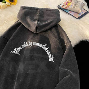 Vêtements de mode Utilisation en plein air Hommes Distressed Hoodies Street Wear Bas quantité minimale de commande Distressed Hoodies Pour Hommes - Product Image 3