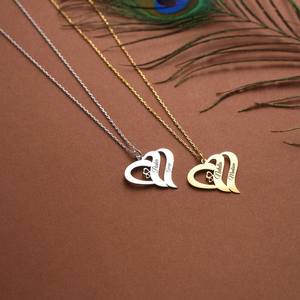 Solid 925 Sterling Silver 18k Gold Plated <b>Heart</b> <b>Shape</b> Personalized Cubic Zirconia Minimalist <b>Locket</b> Pendant Women's Fine Jewelry - Product Image 5