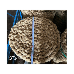 Tapis en fibre de coco - Filet en coco pour le contrôle de l'érosion - Tapis en coco tissé naturel pour l'extérieur - Lotus bleu - Product Image 6