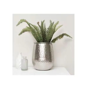 Pots de fleurs décoratifs modernes et élégants en métal doré Jardinière de décoration d'intérieur de haute qualité pour la maison et le sol - Product Image 5